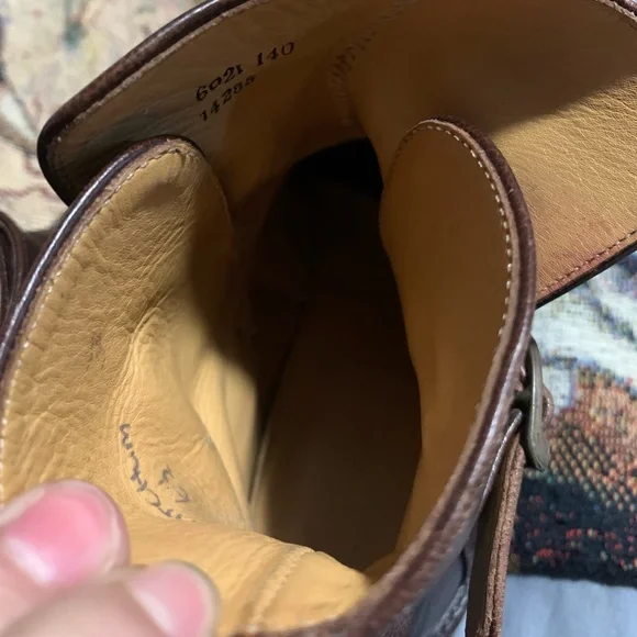 Mens Sweeney leather boots - Picture 5 of 10